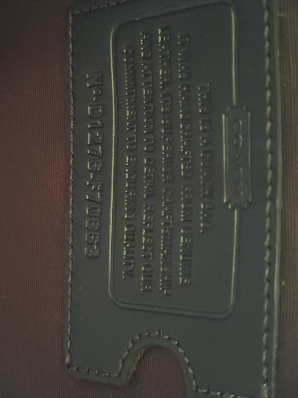 Coach Lexington Map Messenger Bag
